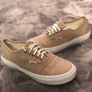 Sand brown vans